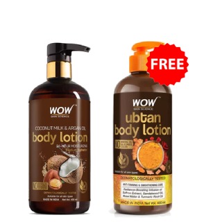 Wow Skin Science : Buy 1 Get 1 Free on Body Lotion (Use Code: WOW)